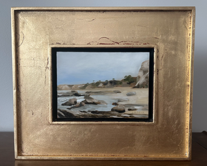 "Crystal Cove Tide Pools" 5' x 7" oil on panel (framed)