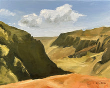 Load image into Gallery viewer, &quot;Waimea Canyon&quot; 8&#39; x 10&quot; oil on panel (framed)

