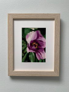5" x 7" "Spring Rebirth" framed Oil on Paper