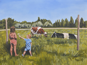 "Wheeler Farm" 30" x 40" Acrylic on Panel