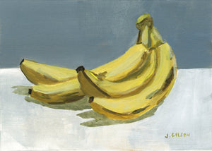"Going Bananas in January" 5"x7" Acrylic on paper